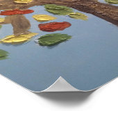 Poster van kleurrijke bomen (Hoek)