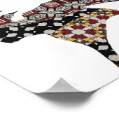 Poster van konijnen (Hoek)