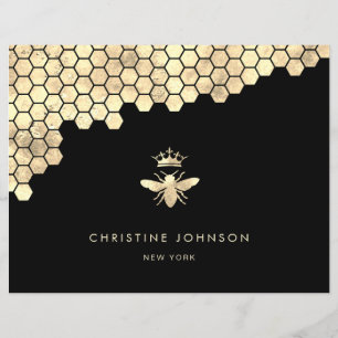 Poster van koningin-bijendesign