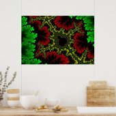 Poster van koraalcollage (Keuken)