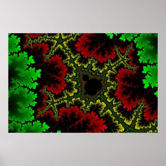 Poster van koraalcollage (Voorkant)