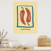 Poster van Le Piment Rouge (Keuken)