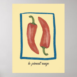 Poster van Le Piment Rouge