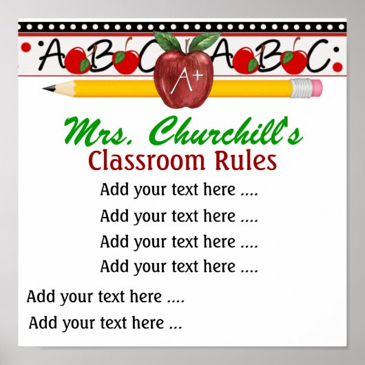 Poster van leerkrachten op school - SRF (Voorkant)