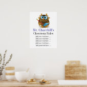 Poster van leerkrachten op school - SRF (Keuken)