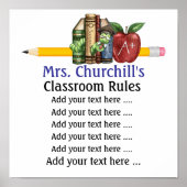 Poster van leerkrachten op school - SRF (Voorkant)