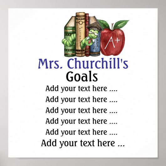 Poster van leerkrachten op school - SRF (Voorkant)