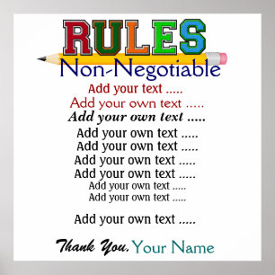 Poster van leerkrachten op school - SRF