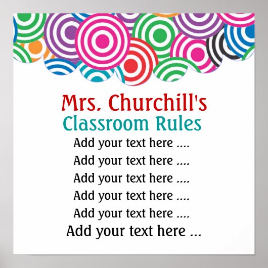 Poster van leerkrachten op school - SRF (Voorkant)