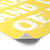 Poster van liefde en wijn (Hoek)