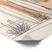 Poster Van Life Surf Van – Retro Beach Camper Aesthetic (Coin)