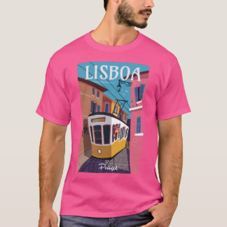 Poster van Lissabon T-shirt