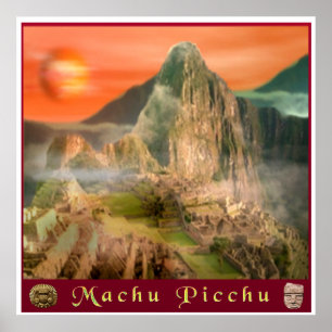 Poster van Machu picchu