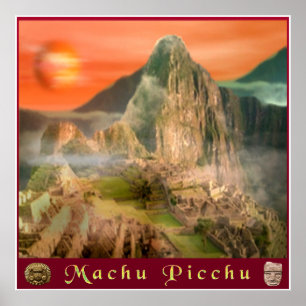 Poster van Machu picchu