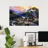 poster van moutain villa (Thuiskantoor)