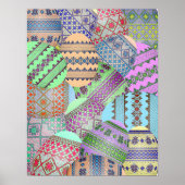 Poster van Oekraïnse paaseieren (Pysanky) (Voorkant)