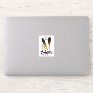 Poster van Okemo Ludlow Vermont ski Sticker