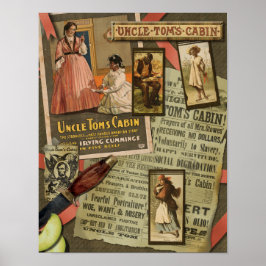  Poster van oom Tom-cabine - Kies uw grootte