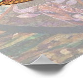 Poster van oorsprong uit Capricorn (Hoek)