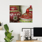 Poster van oosterse aromaten (Thuiskantoor)