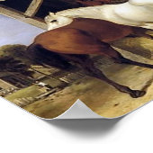 Poster van  paarden (Hoek)