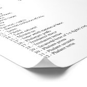 Poster van paardenanatomie Skeleton (Hoek)