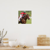 Poster van paardenras (Keuken)