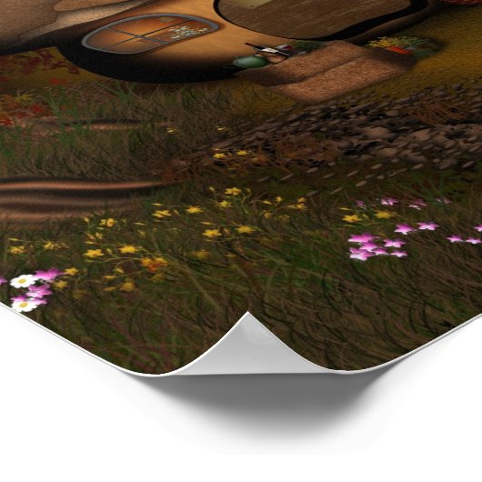 Poster van paddenstoelen (Hoek)