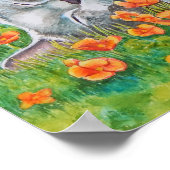 Poster van papavers (Hoek)