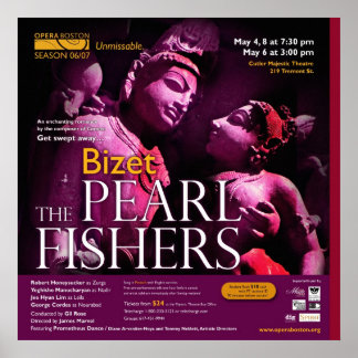 poster van parelvisser