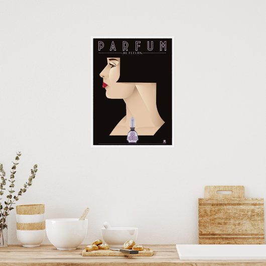 POSTER VAN PARFUM DE FLEURS (Keuken)