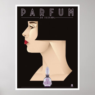 POSTER VAN PARFUM DE FLEURS
