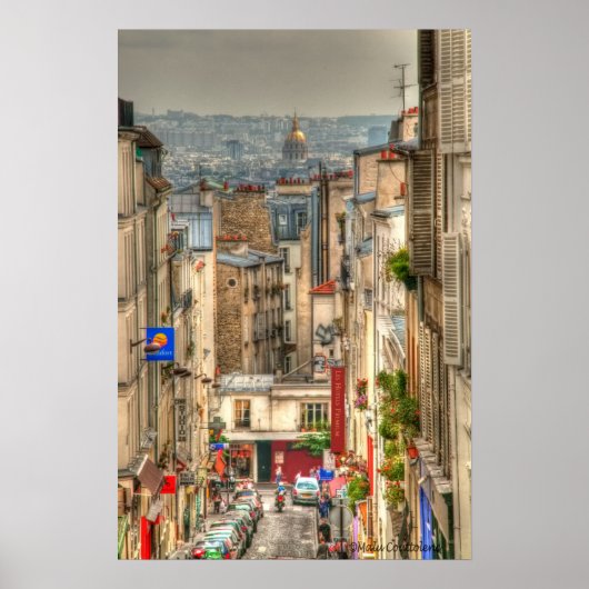Poster van Parisian Street (Voorkant)