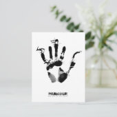 Poster van Parkour Briefkaart (Staand voorkant)