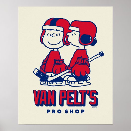 Poster Van Pelt's Hockey Club Pro Motif (Devant)