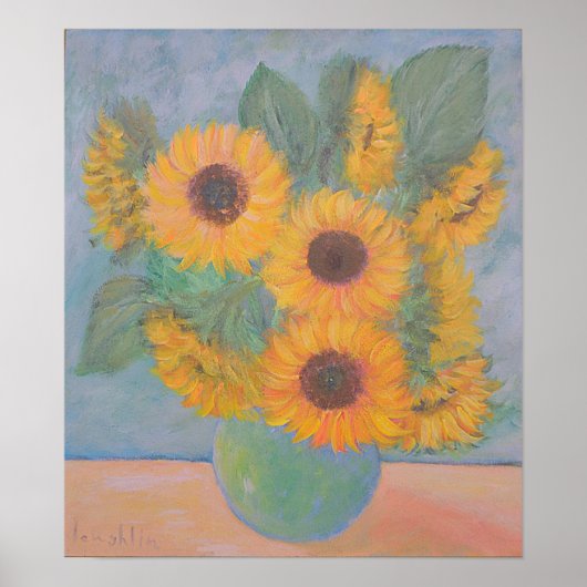 Poster van perachy Sunflower (Voorkant)