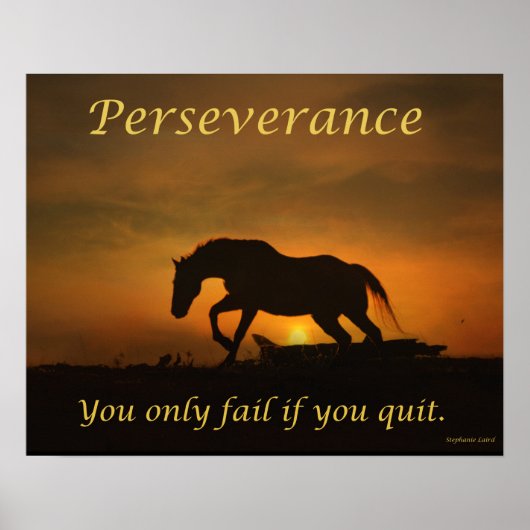 Poster van Perseverance (Voorkant)