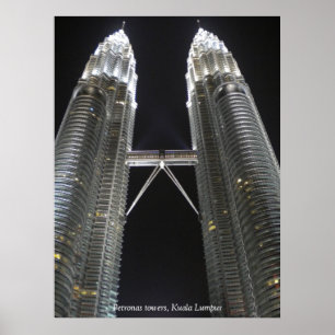 Poster van Petronas-torens