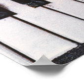  Poster van Piano voor meubelversnijdpapier (Hoek)