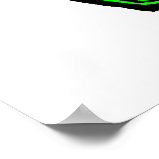 Poster van pigbeer (Hoek)