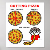 Poster van Pizza Funny (Voorkant)