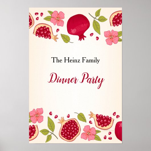 Poster van Pomegranaat (Voorkant)