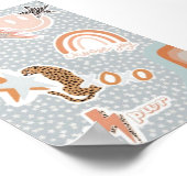 Poster van Preppy wall (Hoek)