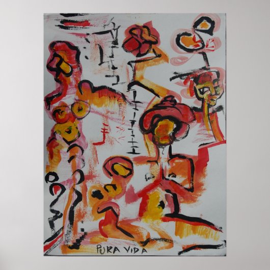 Poster van Pura Vida Meditation (Voorkant)