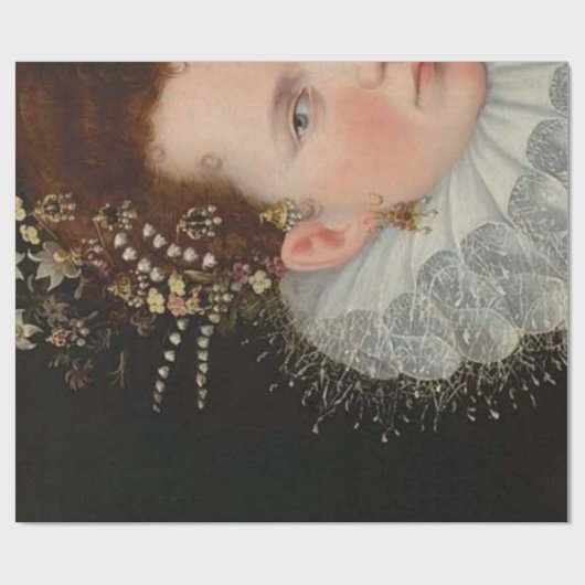 Poster van Queen Decoupage Cadeaupapier (Vlak)