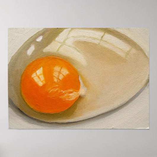 POSTER VAN RAW EGG REALISME ARTWORK (Voorkant)