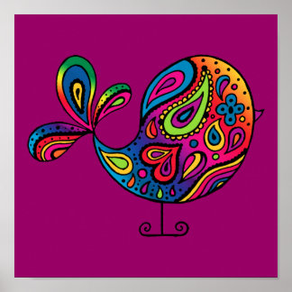 Poster van regenboogvogels