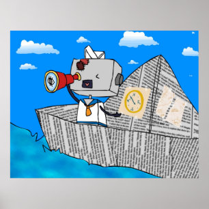 Poster van Robot-chan Sailor