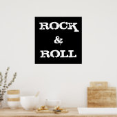 Poster van Rock en Roll (Keuken)