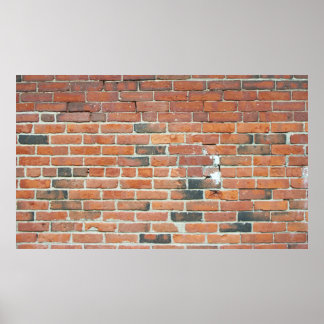  Poster van rode brick-wandtextuur